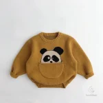 Pull douillet pour enfants avec pochette intégrée