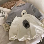 Pull pour enfants avec motif ours, parfait pour l'hiver