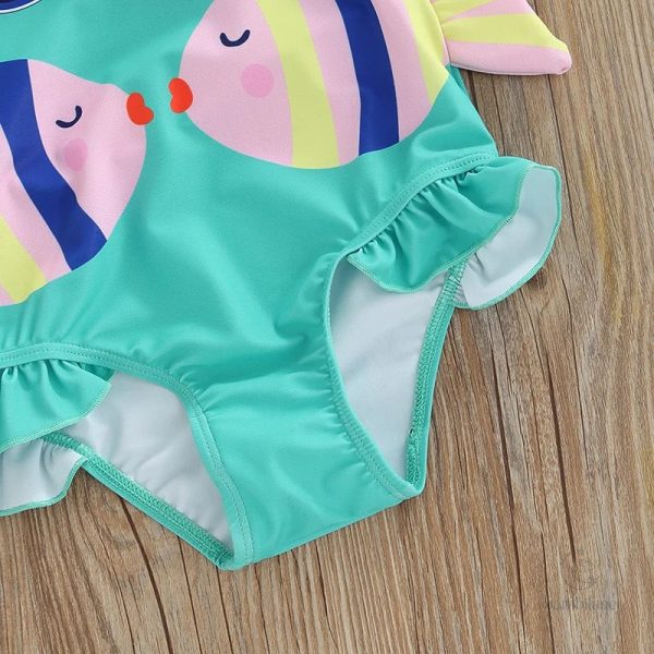 Maillot de bain fille, style nautique amusant