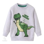 Pull automnal pour enfants avec imprimés