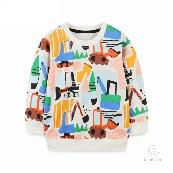 Design unique sur pull pour enfants