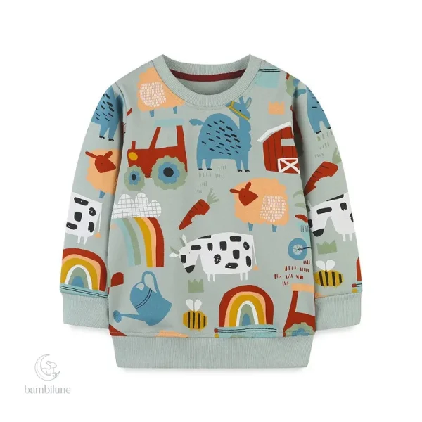 Pull mignon Mini Fashion pour enfants, idéal pour l'automne