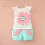 Ensemble d'été en coton pour enfants - Mini Fashion
