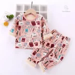 Design amusant, pyjama enfant polaire pour l'hiver