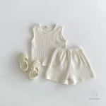Robe confortable en coton pour les petites filles