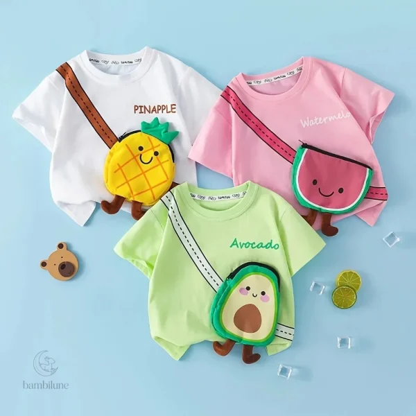 T-shirt fruité Mini Fashion pour enfants