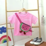 T-shirt tendance pour petits, style fruité