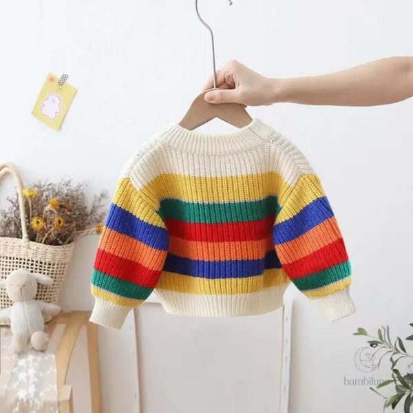 Pull coloré Mini Fashion™ pour les looks d'hiver des enfants