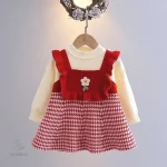 Look mignon robe d'automne pour filles