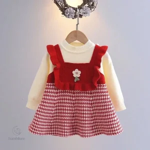 Look mignon robe d'automne pour filles