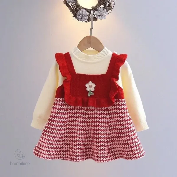 Look mignon robe d'automne pour filles