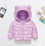 Manteau hiver polyester enfants avec capuche - vue 2