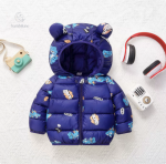 Manteau hiver polyester enfants avec capuche - vue 3