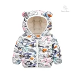 Manteau d'hiver pour enfants, style pratique