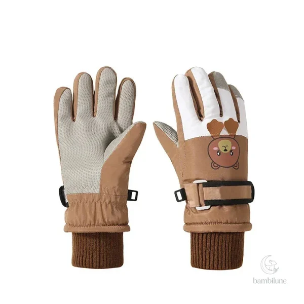 Mini gants de ski, protection et chaleur pour enfants
