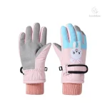 Gants colorés pour enfants, parfaits pour le ski et la neige