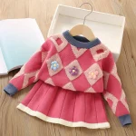 Pull en tricot vintage pour l'automne et l'hiver