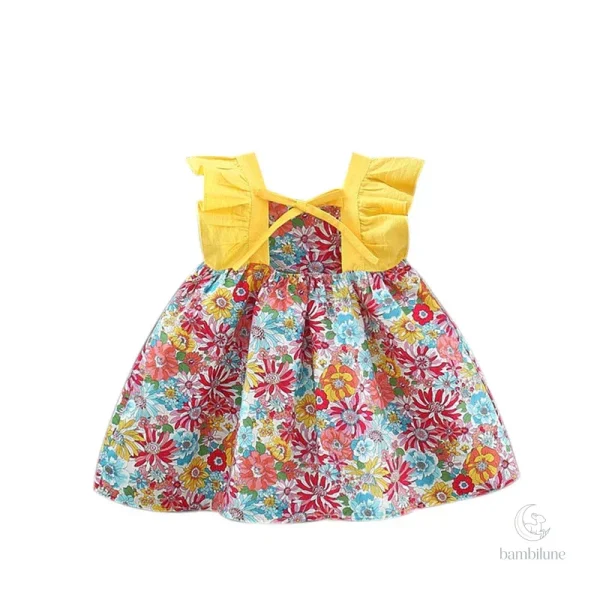 Robe Mini Fashion™ avec motif fleuri pour petites filles