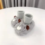 Chaussons bébés avec motif ourson tendance