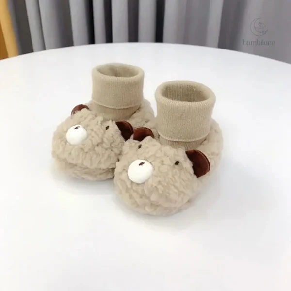 Accessoire mode bébé : chaussons Oursons adorables