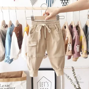 Pantalon cargo garçon Mini Fashion