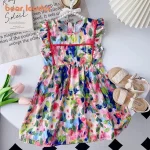Mini robe estivale pour fille - mode printemps-été