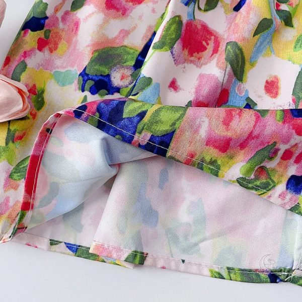 Robe courte pour fille, parfaite pour les sorties estivales