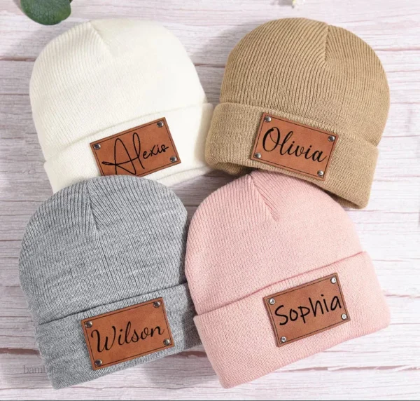 Mini bonnet personnalisable pour enfants, style police