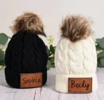 Chapeau d'hiver pour enfants, design police unique