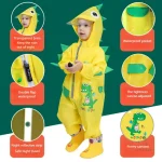 Mode enfantine : poncho imperméable, protection contre la pluie