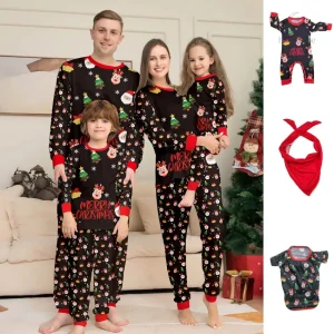 Pyjamas de Noël Mini Fashion pour enfants et animaux de compagnie