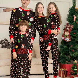 Pyjamas familiaux de Noël pour enfants et animaux