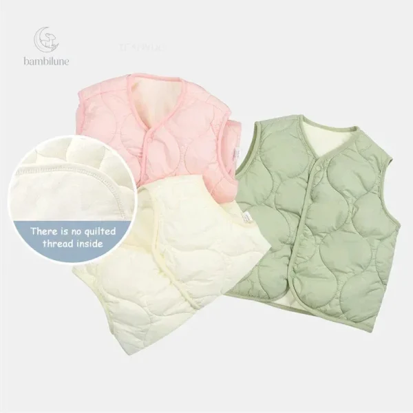 Gilet enfant sans manches, style moderne et pratique