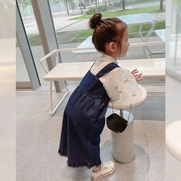 Salopette fille Mini Fashion™ idéale pour l'été