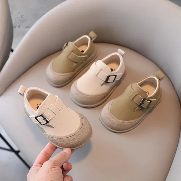 Chaussures rétro pour premiers pas des tout-petits
