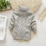 Mode enfant : Pull à col roulé doux et chaud