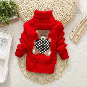 Vêtements d'automne pour enfants avec motif ours