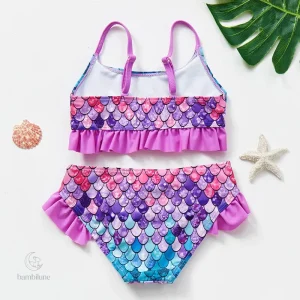Bikini confortable pour les activités aquatiques d'enfants