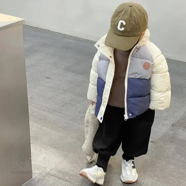 Veste d'hiver enfants, style Mini Fashion, confort respirant