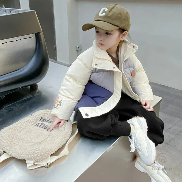 Manteau pour enfants, style moderne, parfait pour l'hiver