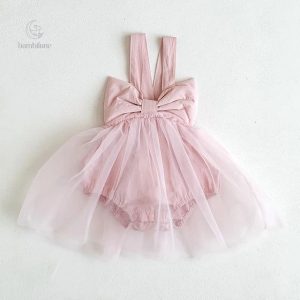 Vêtement pour enfants, robe barboteuse douce et pratique