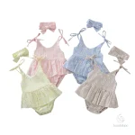 Robe d'été Mini Fashion avec bandeau pour enfants