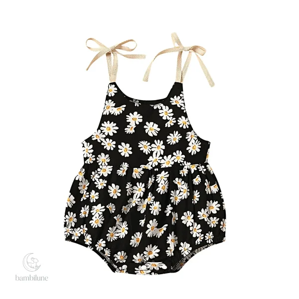 Robe bébé à manches courtes, style romper