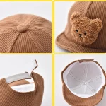 Casquette Ourson pour enfants, douce et résistante