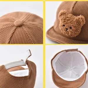 Casquette Ourson pour enfants, douce et résistante