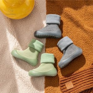 Chaussettes pour enfants avec semelle antidérapante