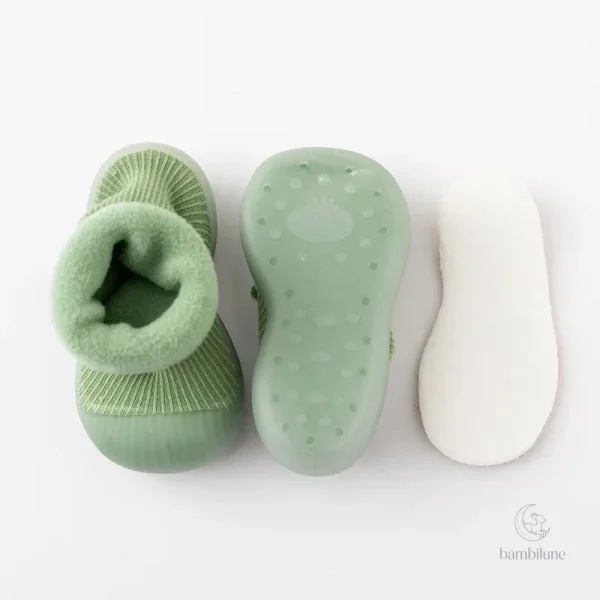 Chaussettes colorées pour tout-petits avec grip