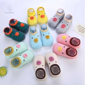 Mini Fashion - Chaussons chaussettes antidérapants pour enfants