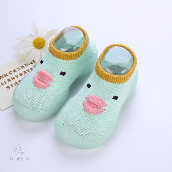 Chaussettes avec semelle antidérapante pour un bon maintien