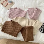 Mini Fashion - Pull et pantalon en tricot pour enfant